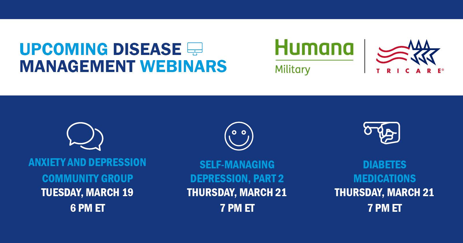 Humana Military - Our disease management webinars are led... | Facebook