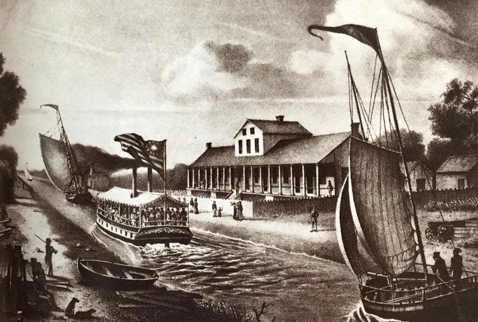 For Way Back Wednesday, we share this 1830 lithograph by C. Hall of the ...