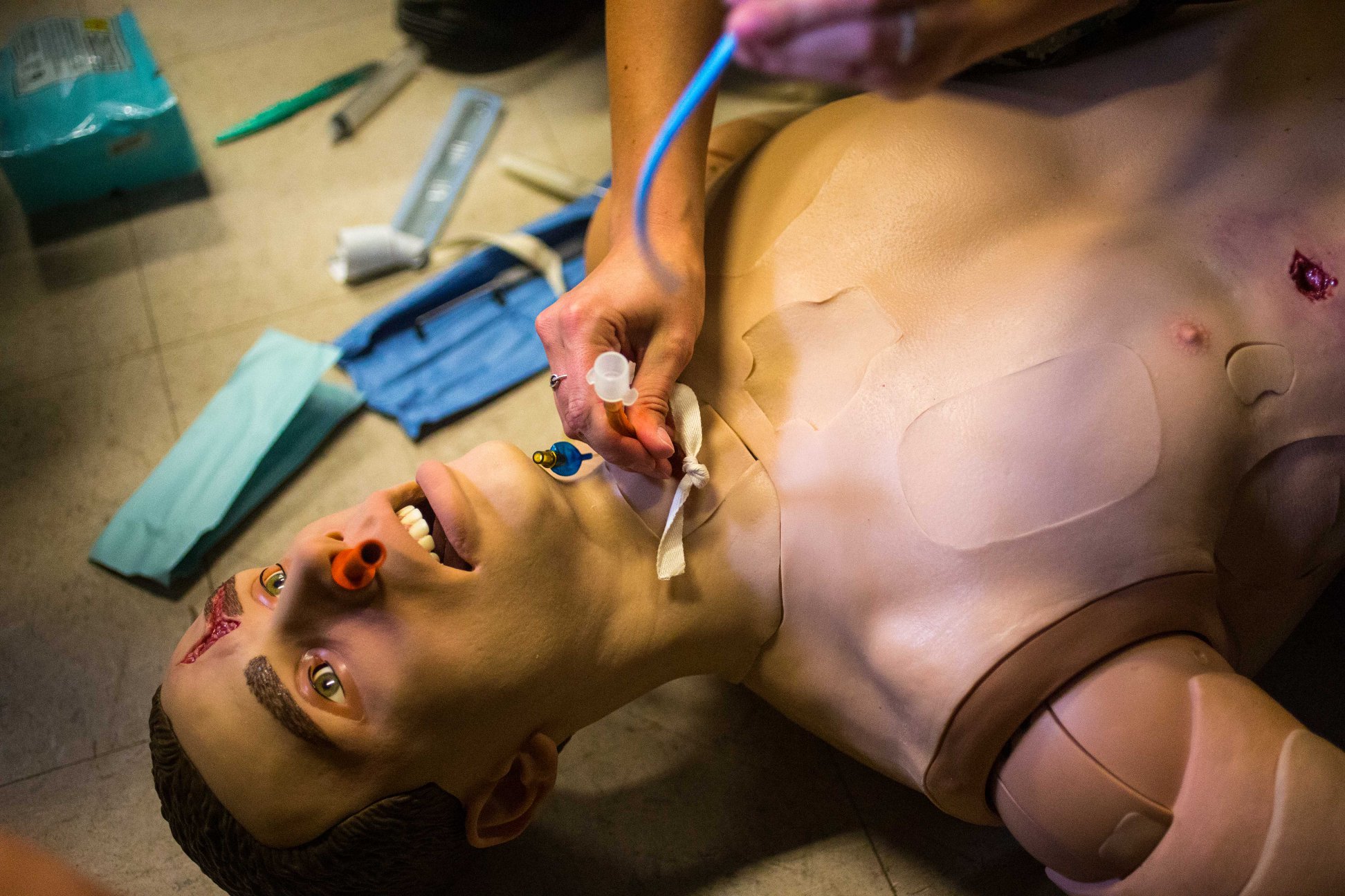 1st Marine Logistics Group - A Multiple Amputation Trauma Trainer (MATT ...