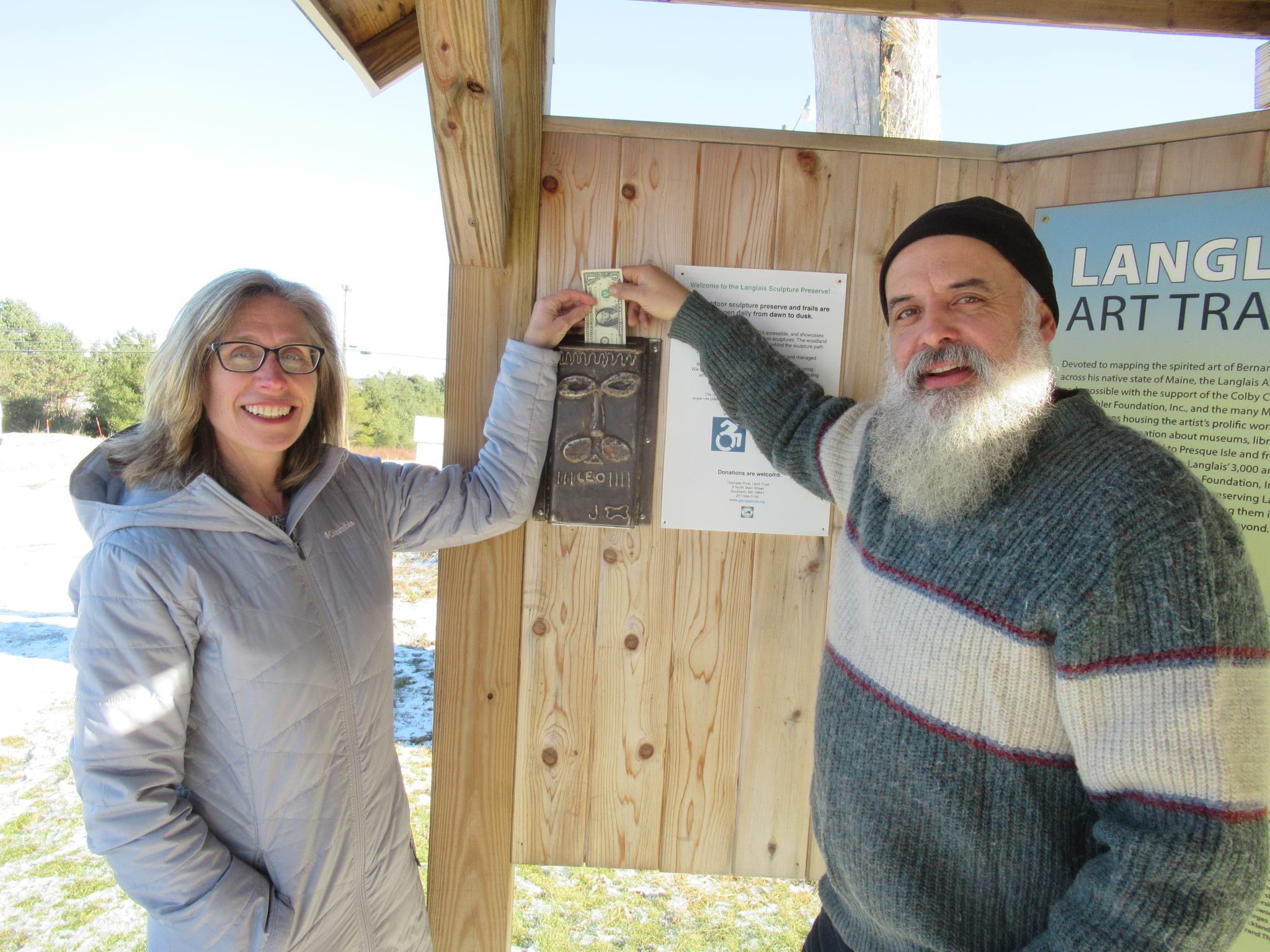 Beautiful donation box just... - Georges River Land Trust