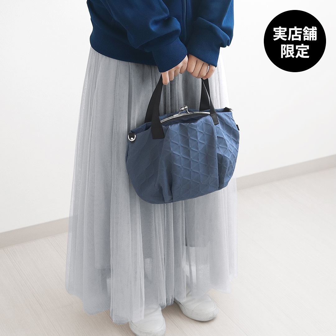 AYANOKOJI Sarei がま口 トートバッグ 黒 レイヤード A4 撥水 