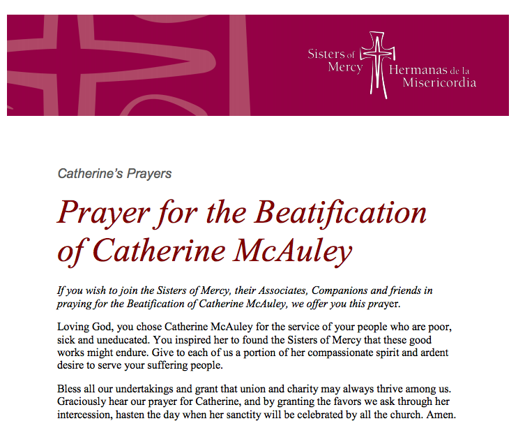 Mercy - Every Mercy Day, we celebrate the life of Venerable Mother ...