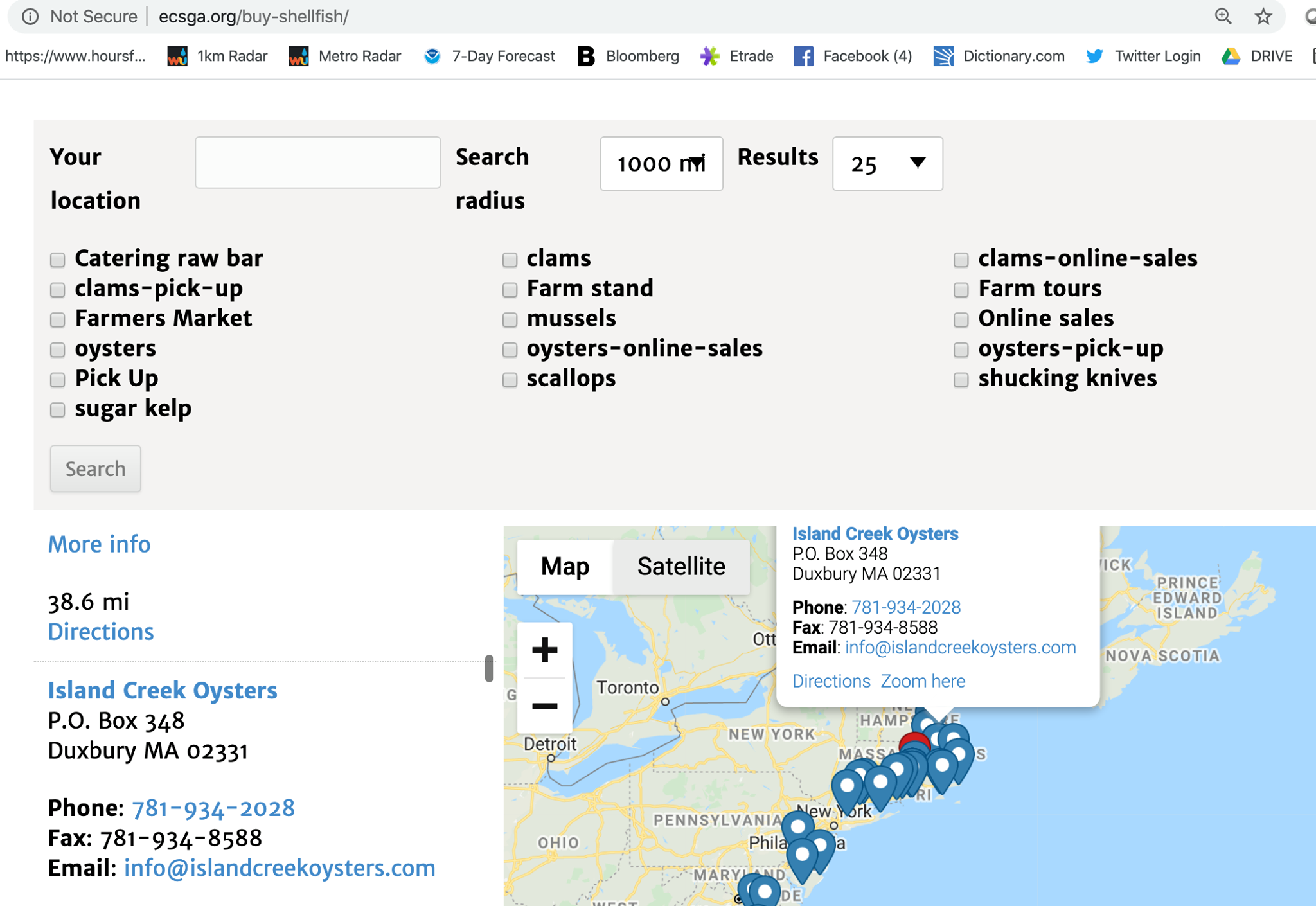 East Coast Shellfish Growers Association | Toms River NJ