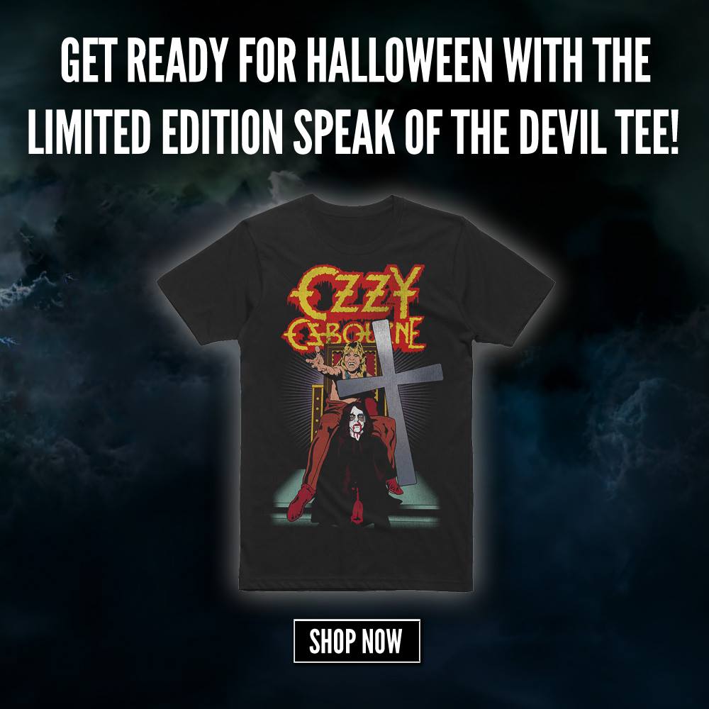 T-Shirt Ozzy Osbourne - Vintage Speak Of The Devil - Produit Officiel - Coupe Classique Homme/Femme