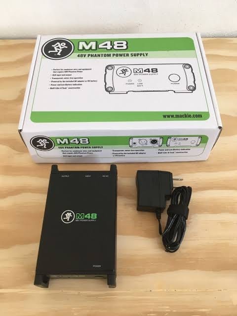 Mackie M48 / Phantom Power unit When you need to power a condenser