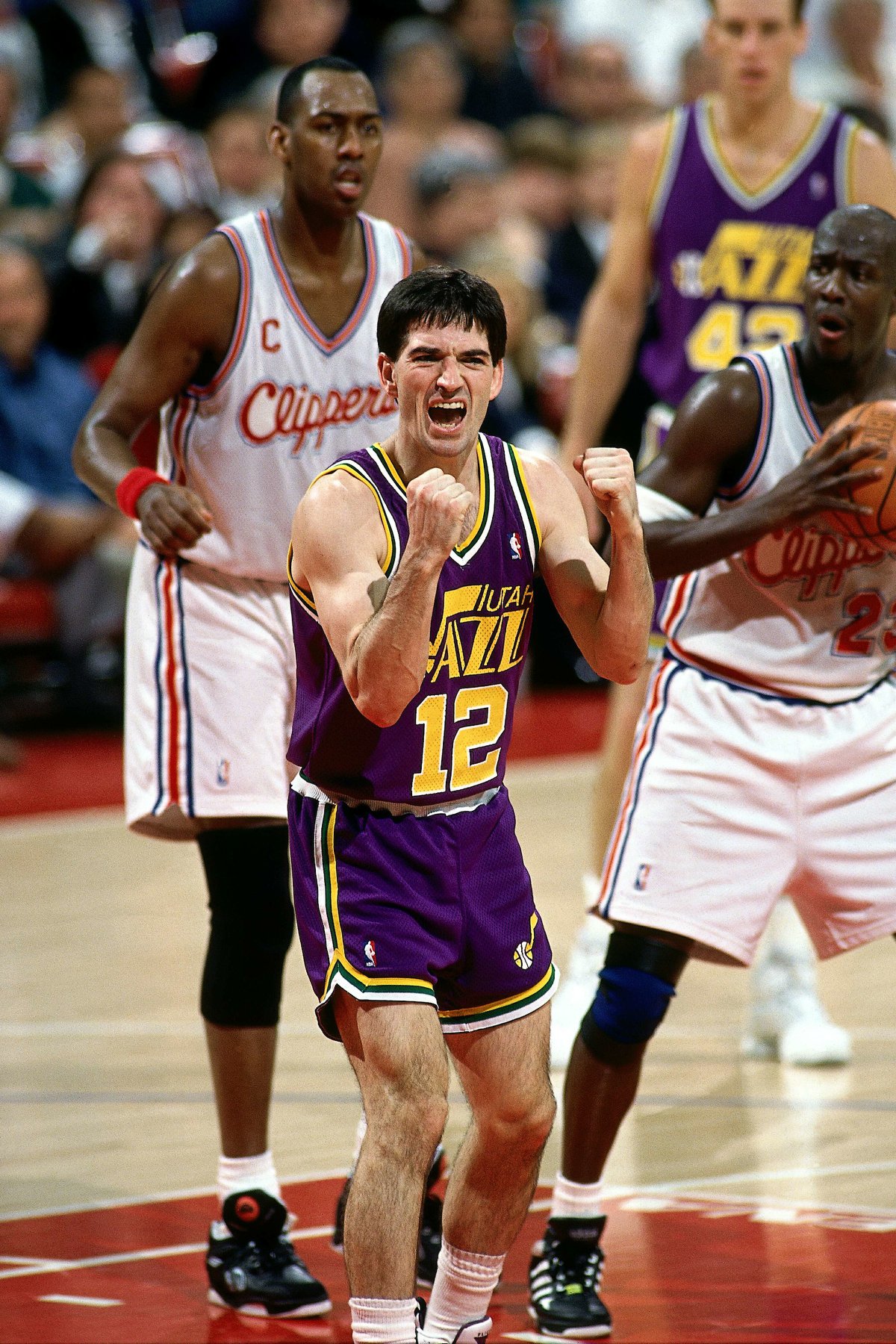 NBA - 1758742AB_DNA010580002 LOS ANGELES - 1993: John Stockton #12 