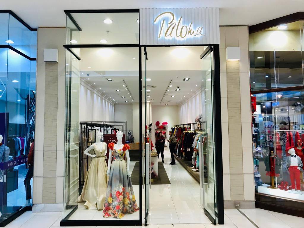 formal dress shops in sandton city With an array of stunning collections for many a function, #Paloma boasts ladies-wear with intricate detailing and flattering silhouettes. We're proud to welcome the store to #SandtonCity. #IconicSandton #52IconicWeeks cotton goddess dress