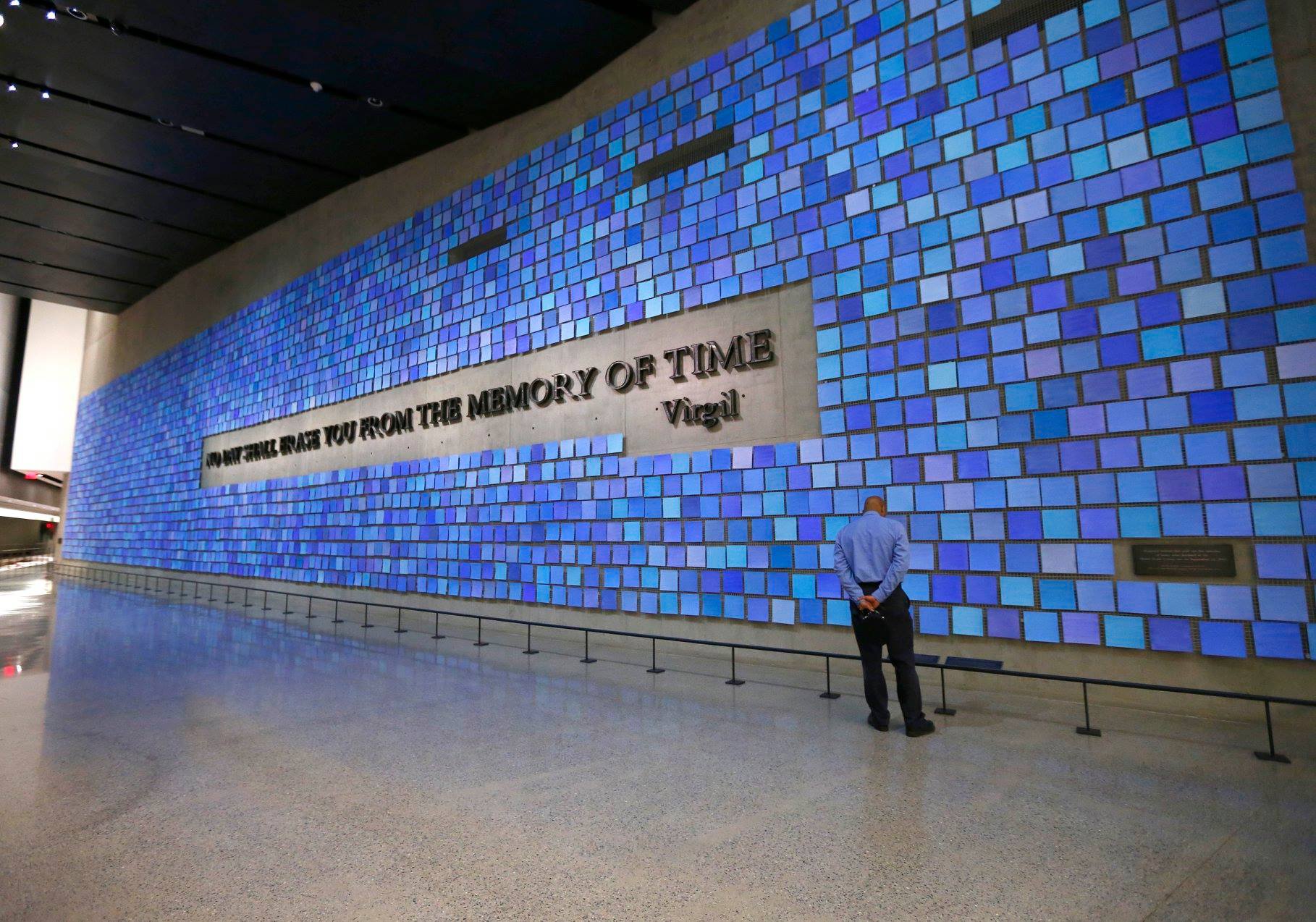 National - The Virgil quote featured as part of the installation ...