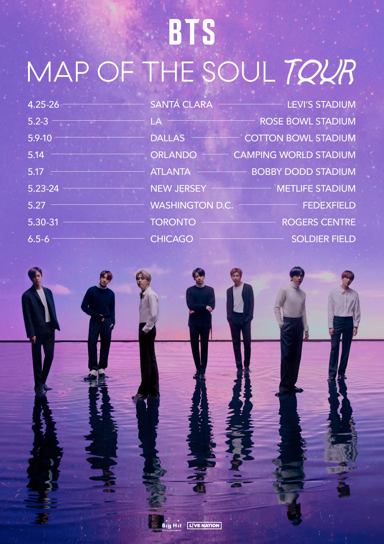 JUST ANNOUNCED: BTS is heading out on their MAP OF THE SOUL TOUR