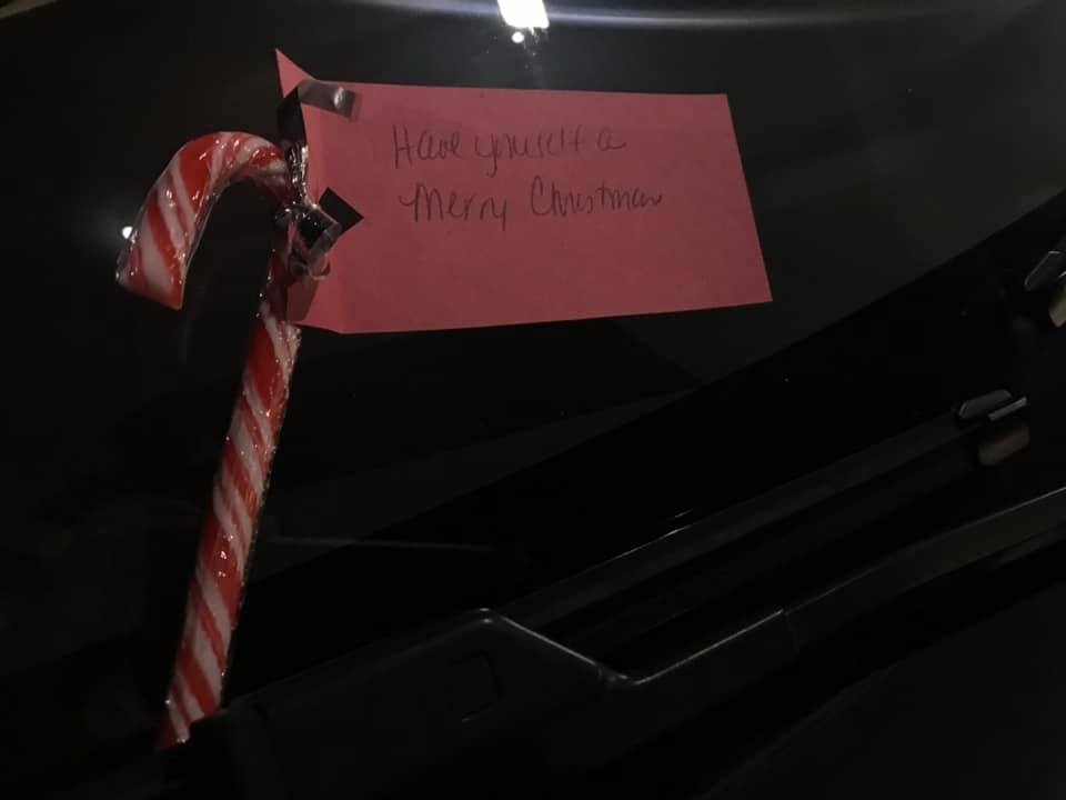 good works. | last night we all came out to our cars in a parking lot ...