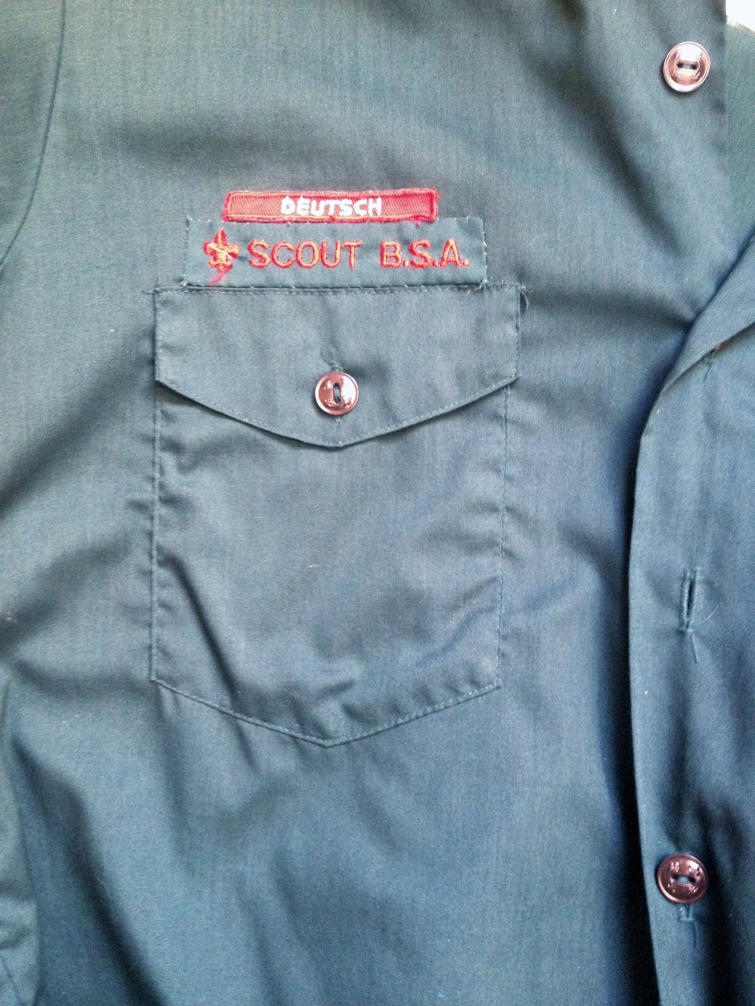 Leadership Corps shirt from the 1970s found