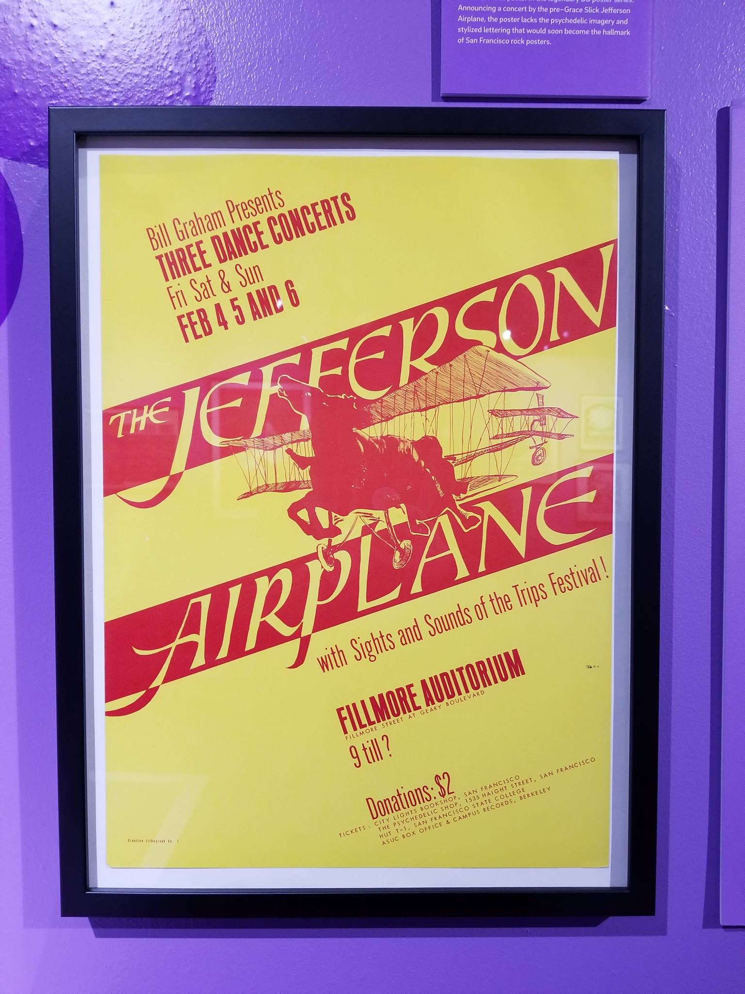 Finally got this framed and hung. Original Bill Graham's Fillmore