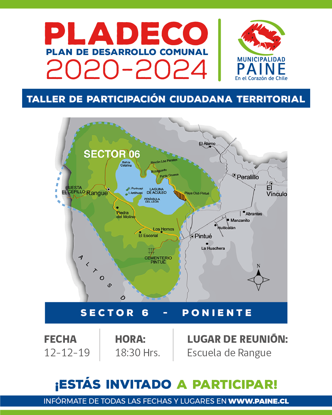 📢🙋‍♂️🙋‍♀️HOY RANGUE... - Ilustre Municipalidad de Paine