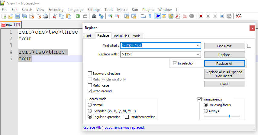 รวมเพื่อนไทยออล - หน้าตาการใช้ Regular expression บน editplus ต่างกับ ...