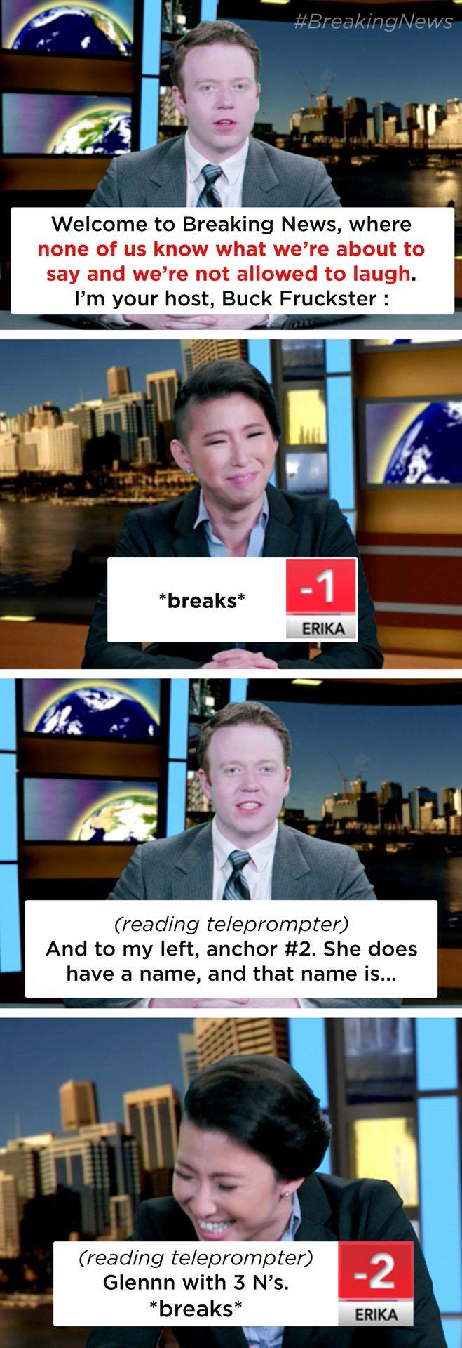 CollegeHumor - Breaking News is news show where the... | Facebook