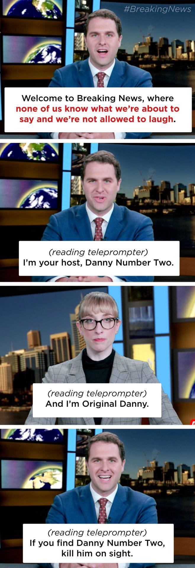 CollegeHumor - Breaking News, the news show where the... | Facebook