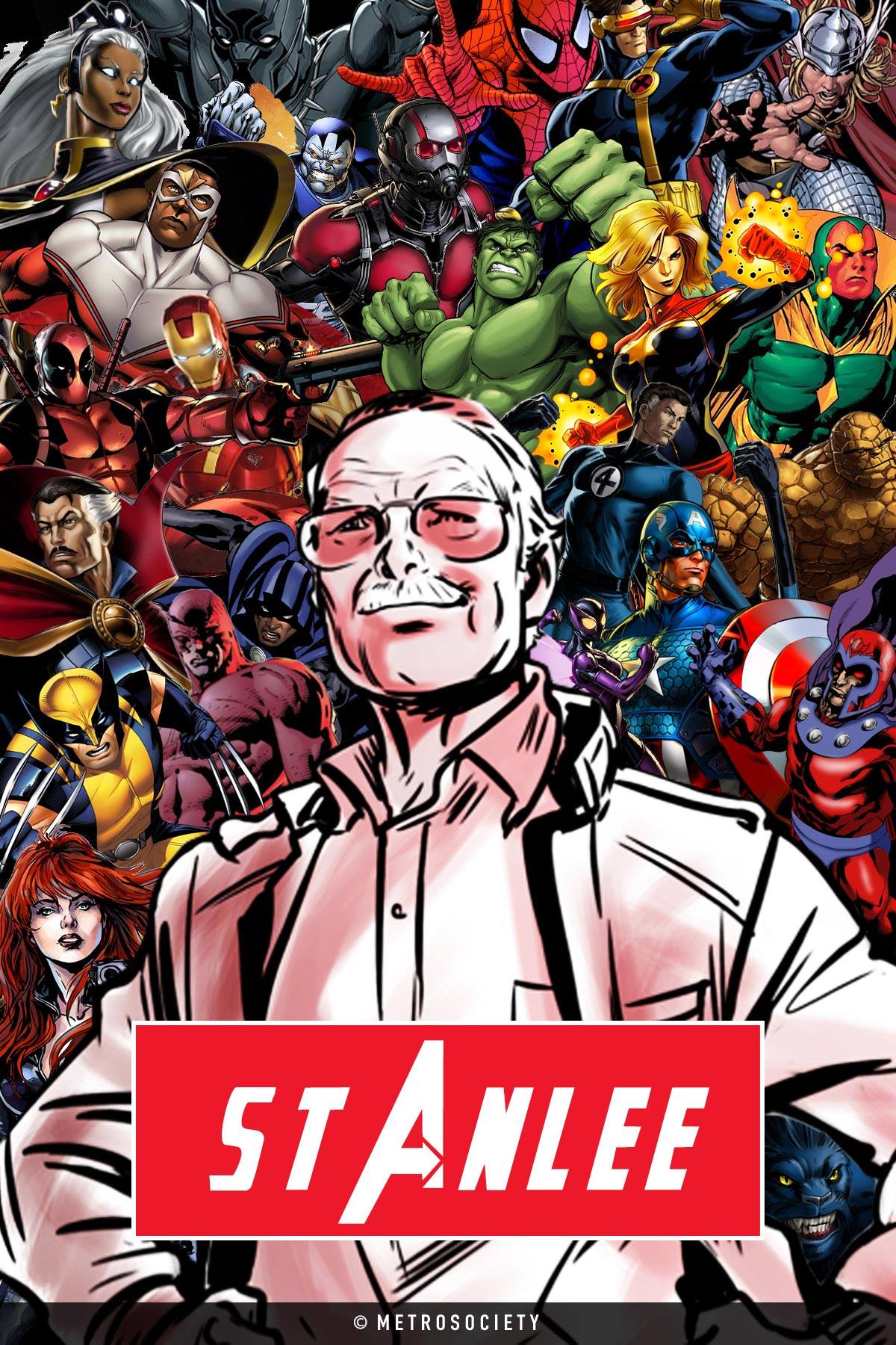 METROSOCIETY - ⊚ R.I.P. Stan Lee | He is one of the most...