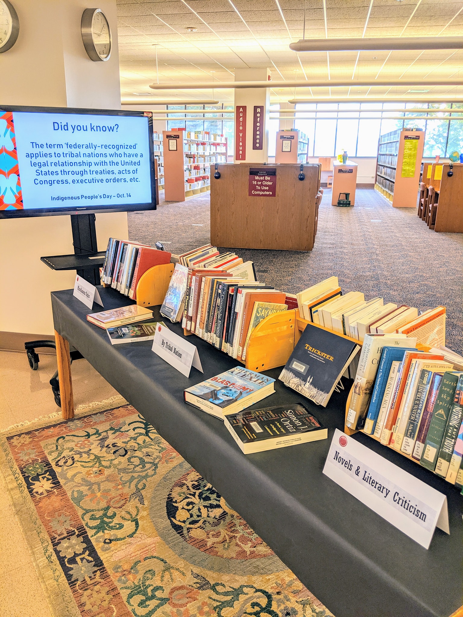 The OCCC Library is celebrating Indigenous People's Day with our newest ...