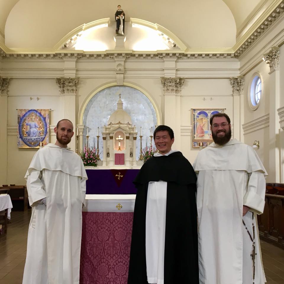 Br. Matthew Heynen, OP; Fr. Corwin Low, OP; and Br. Christopher Wetzel ...