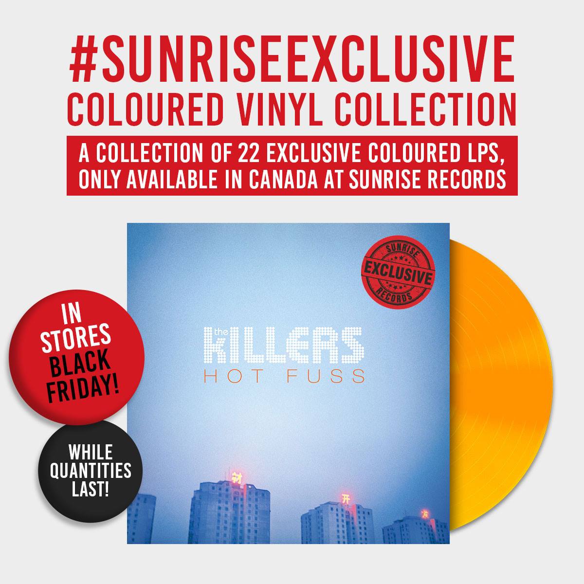 The Killers' Hot Fuss on orange vinyl for Black Friday