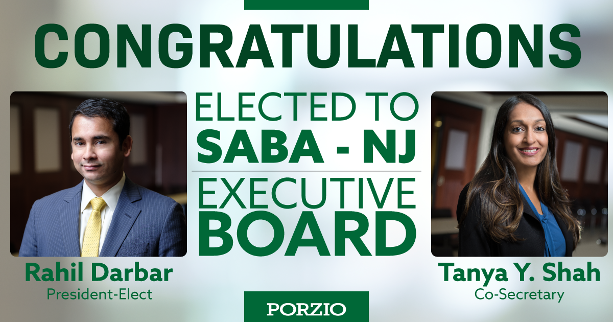 Congratulations to Rahil... - Porzio, Bromberg & Newman, P.C. | Facebook