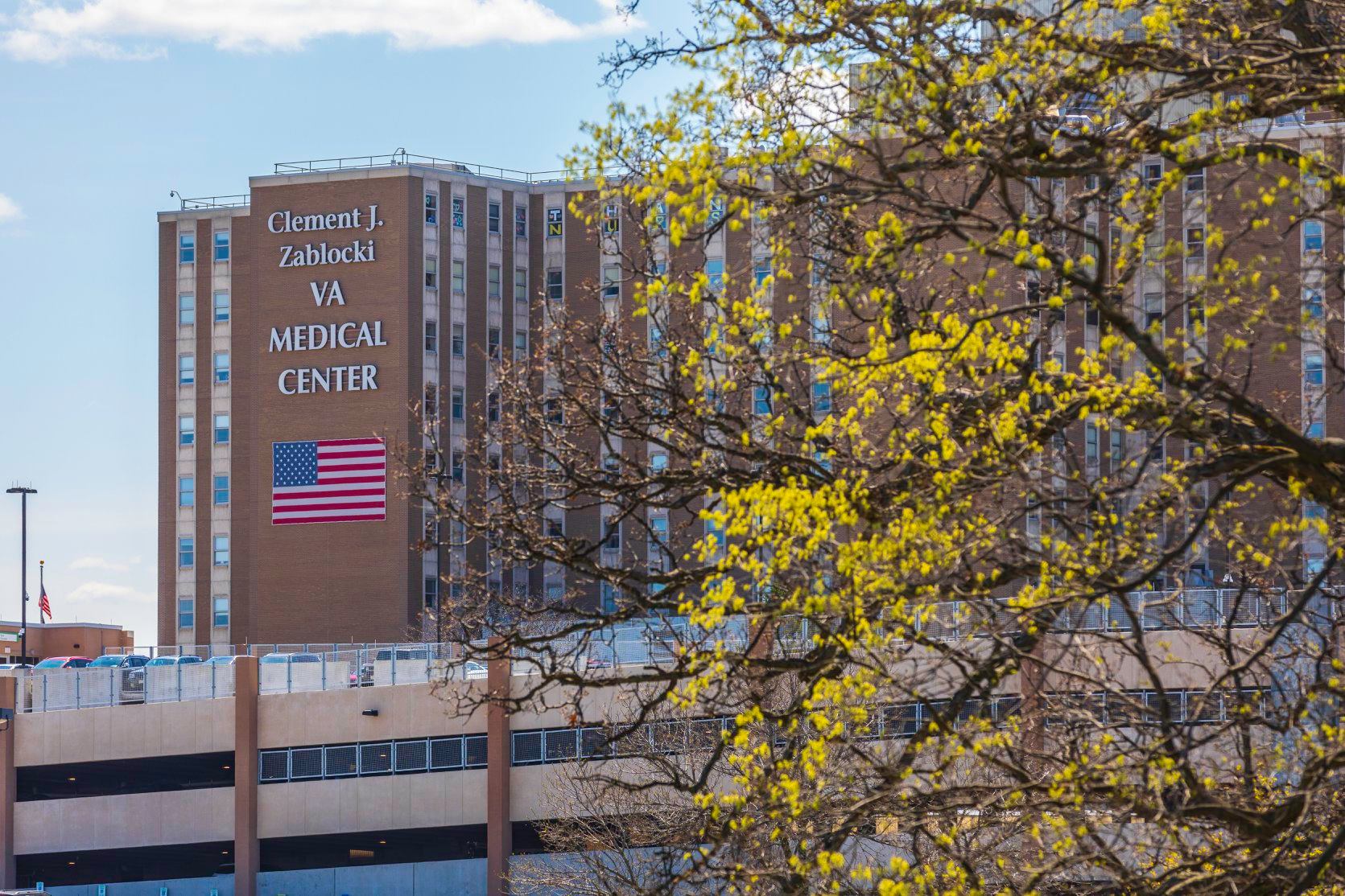 Our Milwaukee VA in springtime. - Milwaukee VA Medical Center