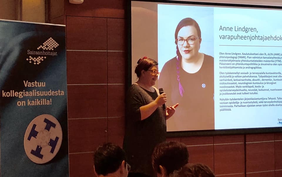 Sairaanhoitajat - Varapuheenjohtajaehdokas Anne Lindgren tentissä ...