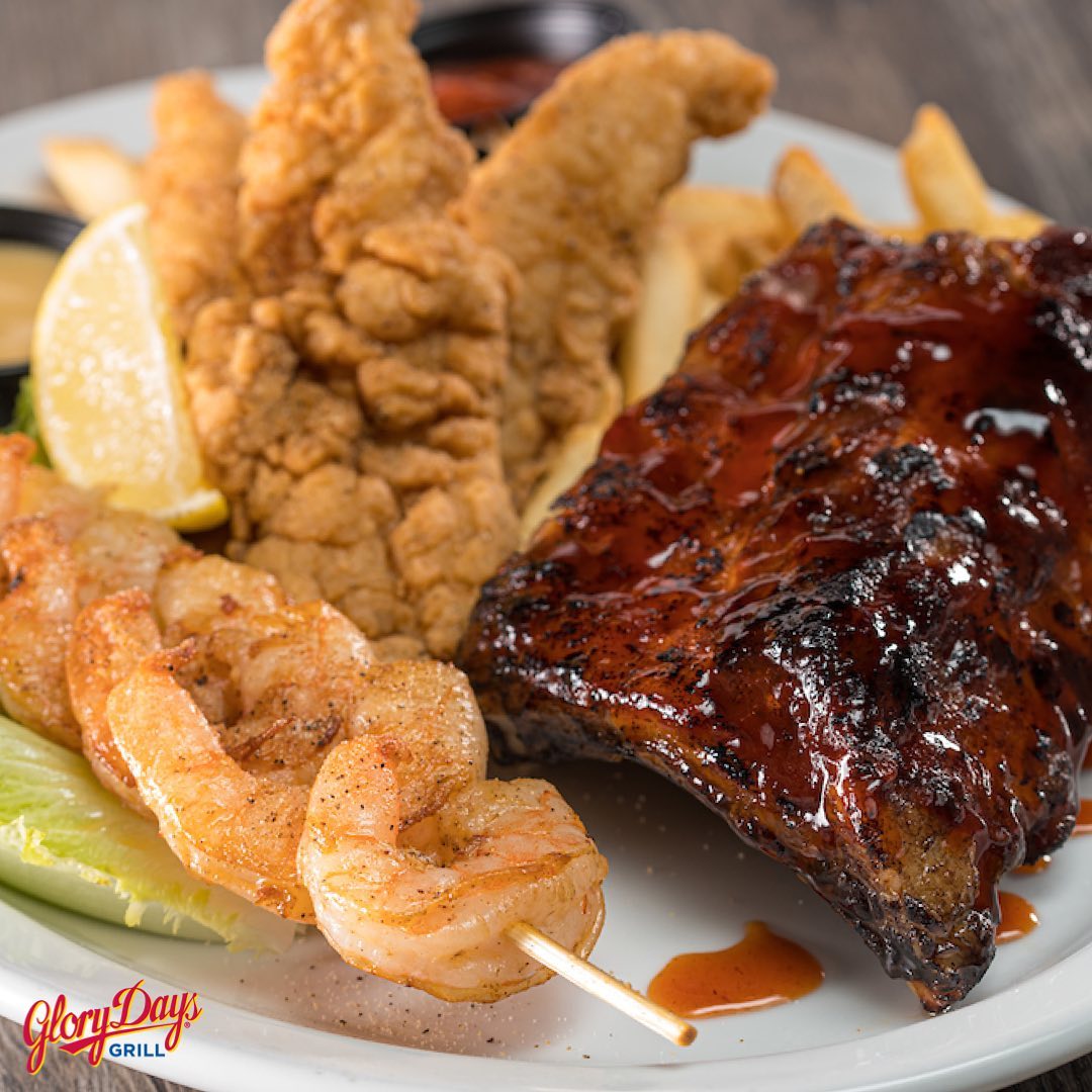 Glory Days Grill - Miss our Ribs yet? How about Ribs, Chicken Tenders ...