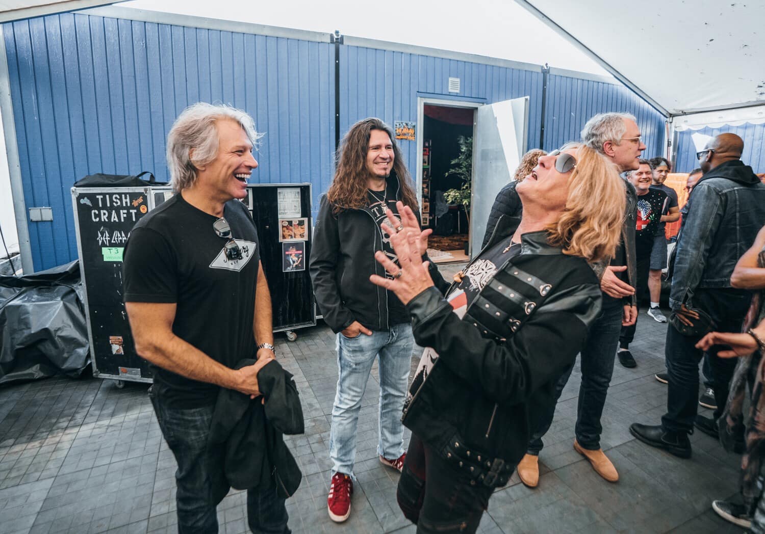 Great times with Def Leppard in Denmark.