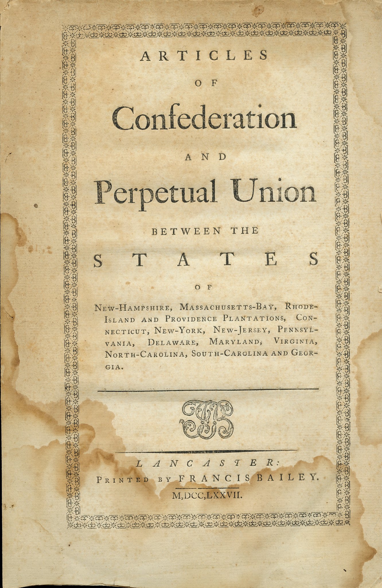York - #OnthisDay, 241 years ago, the Articles of Confederation was ...