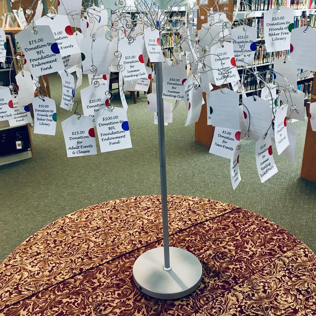 The Giving Tree is on display by... - Bow Baker Free Library