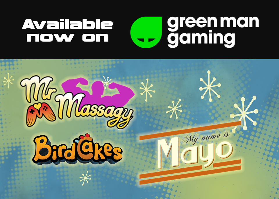 Green Lava Studios Vol.1 PS4 - My Name is Mayo 1 & 2 & Mr Massagy LRG - In Hand
