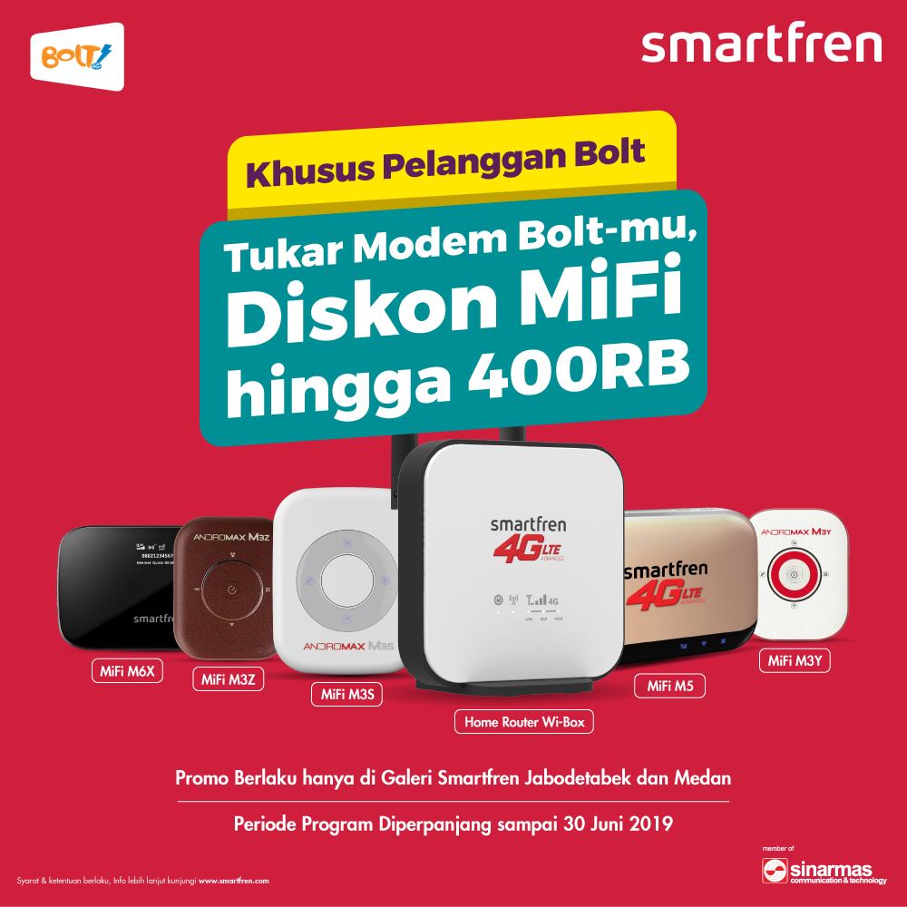 smartfren - Punya modem Bolt lama tapi gak tau mau diapain... | Facebook