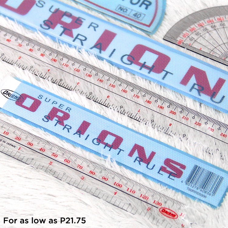 Orions rulers are a practical and... - National Book Store