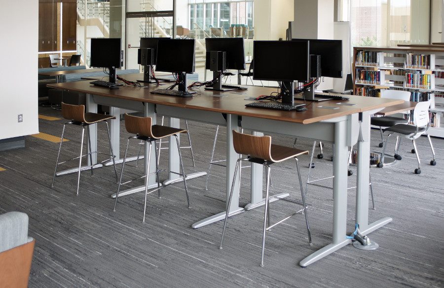 KI Furniture - The renovation of Harper College Library...