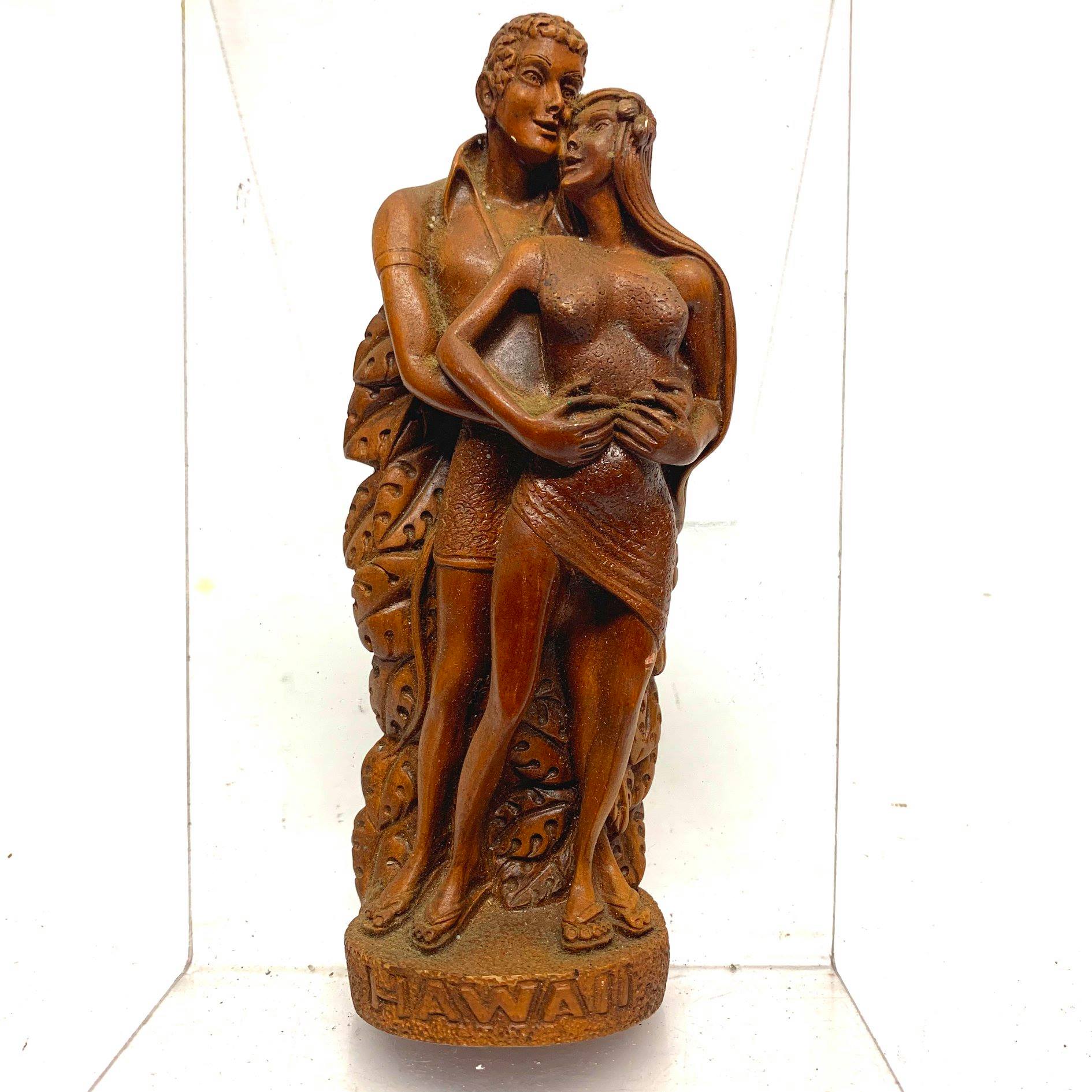 Vintage Coco Joes hula lady figurine from Hawaii