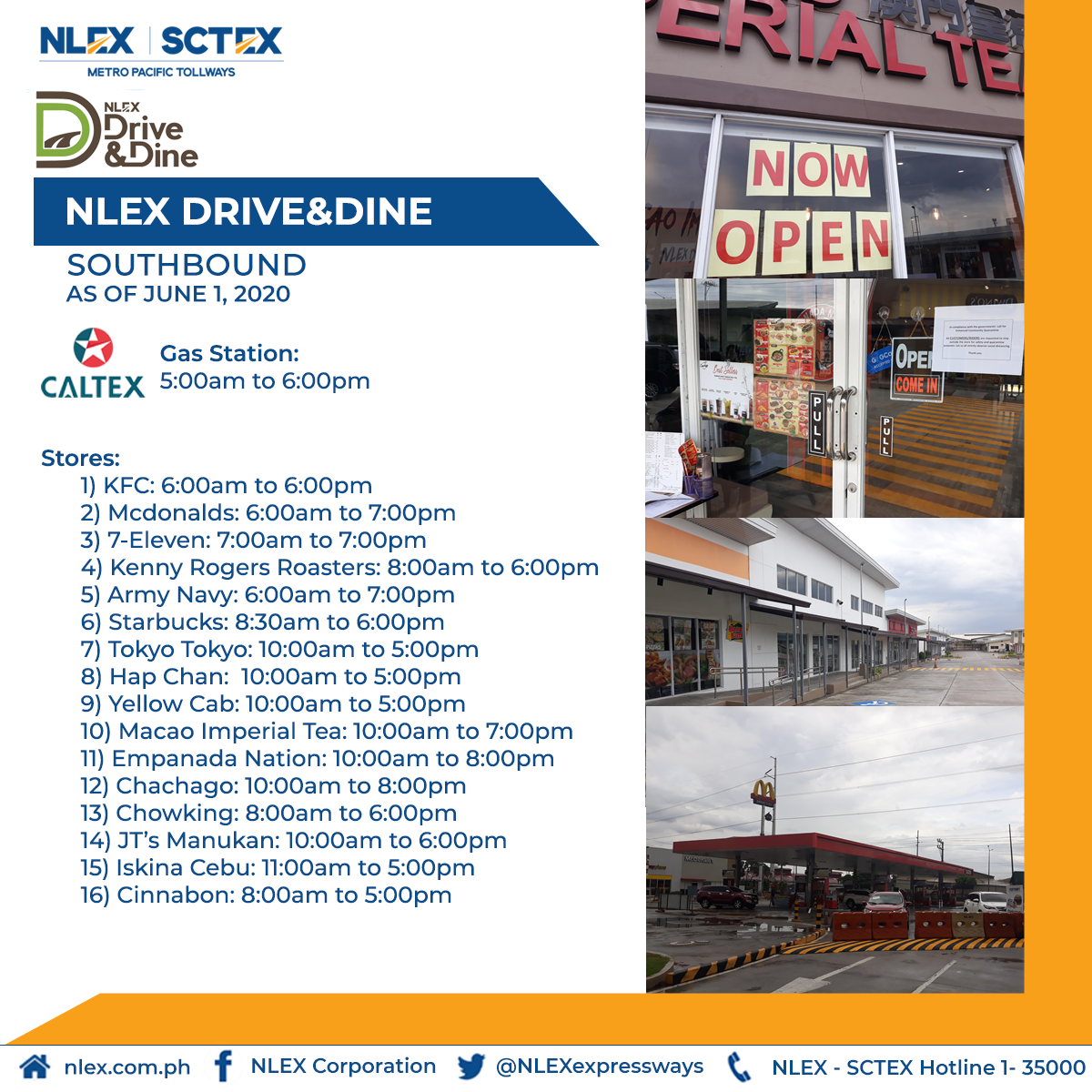 Please be guided on the status of rest... - NLEX Corporation