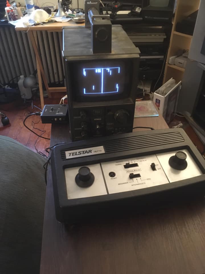Panasonic Ranger 505 TV and Coleco Telstar Alpha Pong