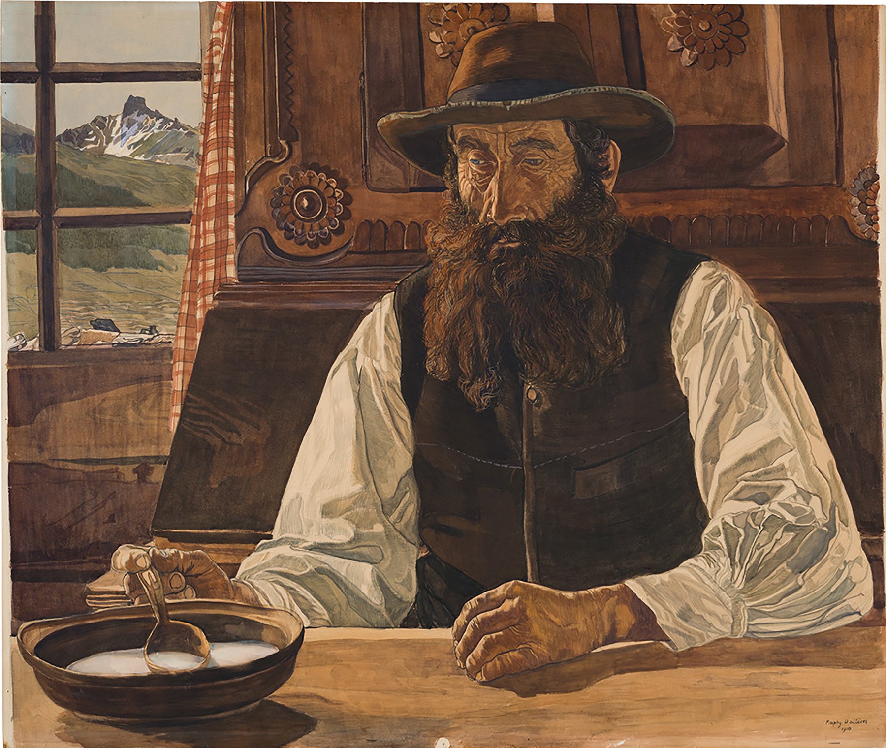 Christa - Raphy Dallèves (Swiss painter) 1878 - 1940 L'Homme à l ...