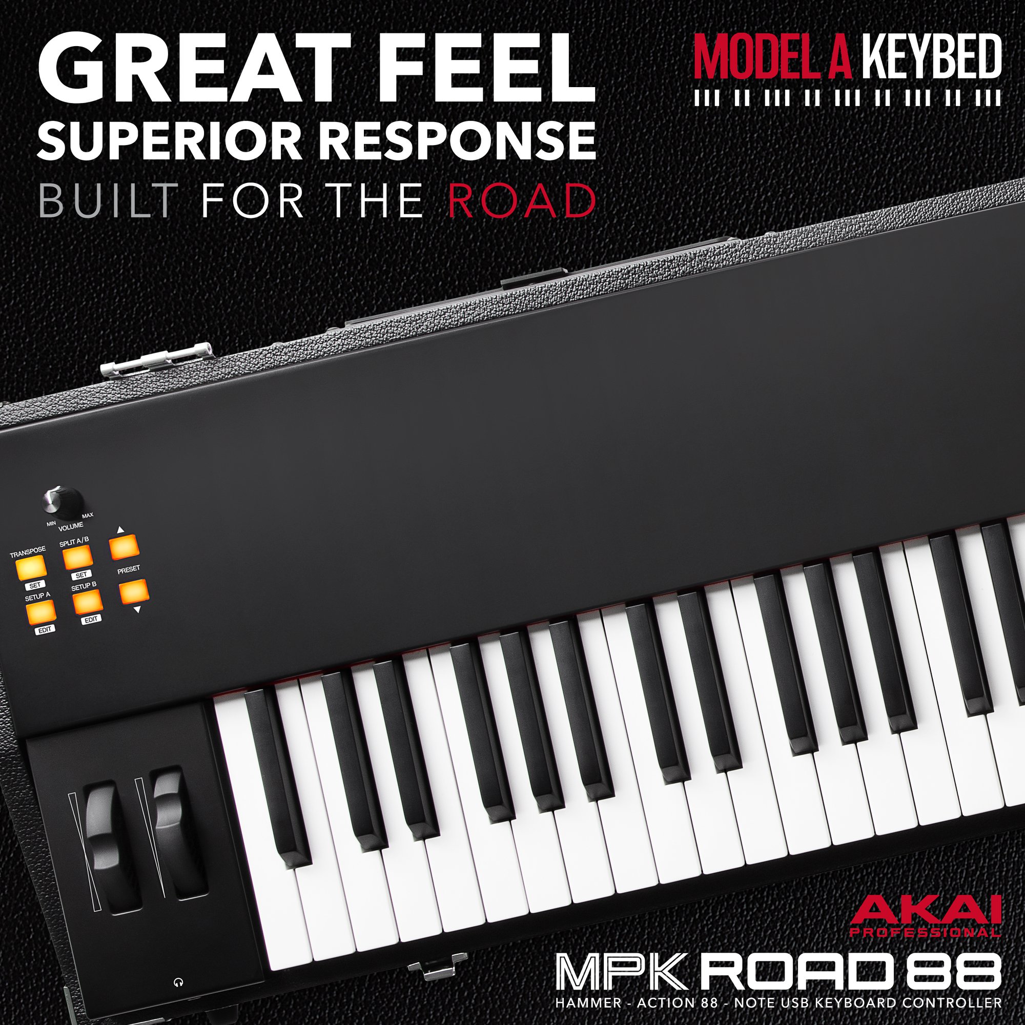 Akai - Introducing the VIP Music Software enabled MPK Road 88, a ...