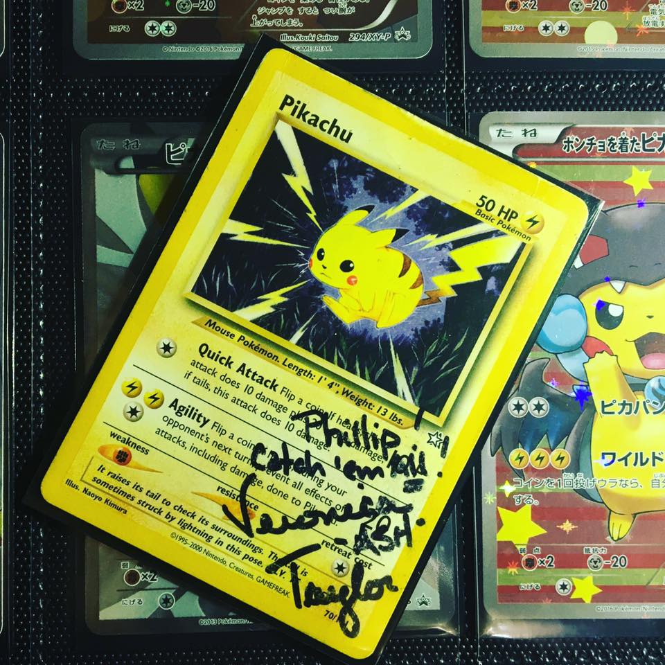 A graded Pokémon TCG, the Van Gogh Museum x Pokémon Promo: Pikachu