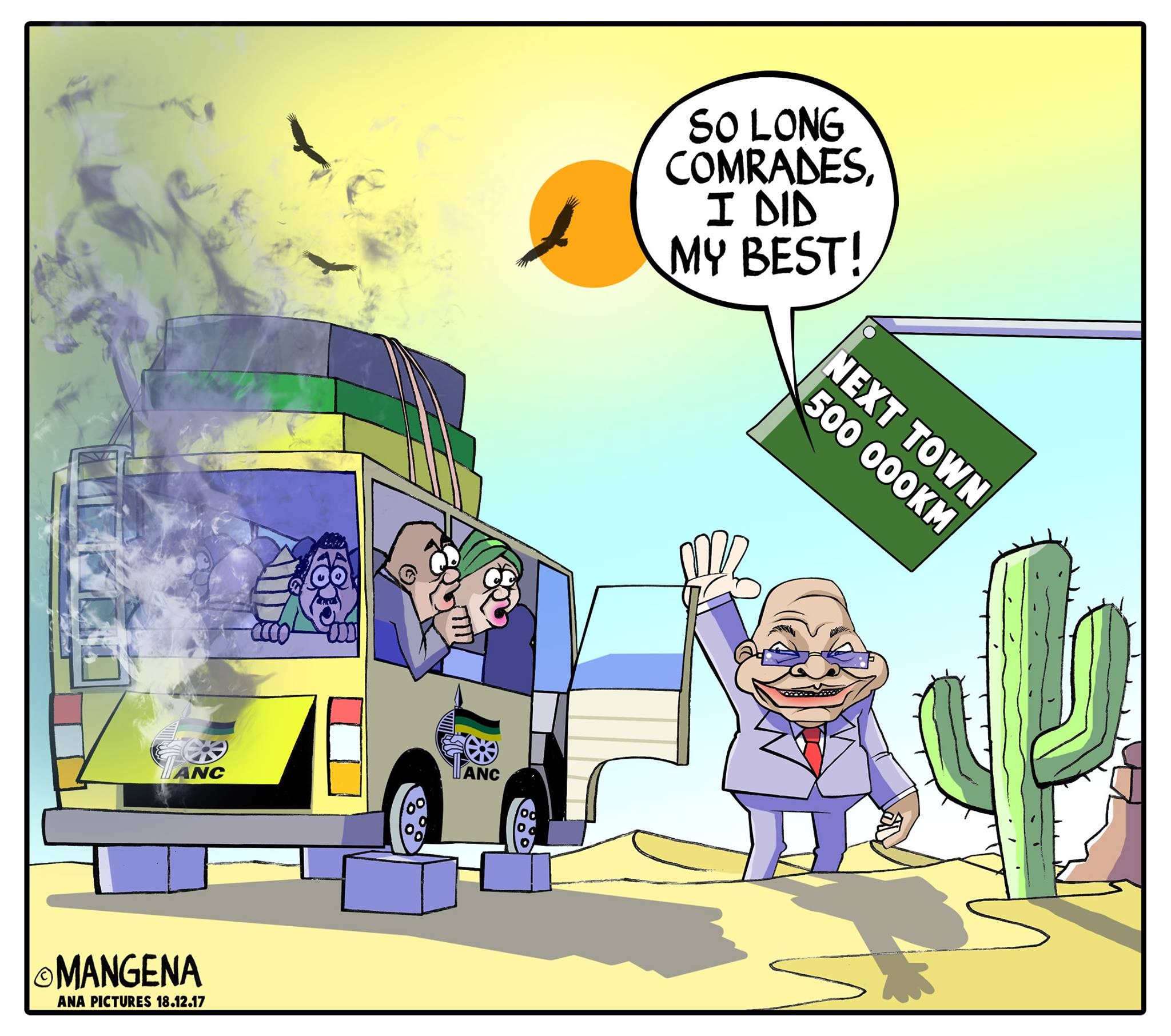 IOL News - Today's cartoon by @Mangenatoons. #ANC54...