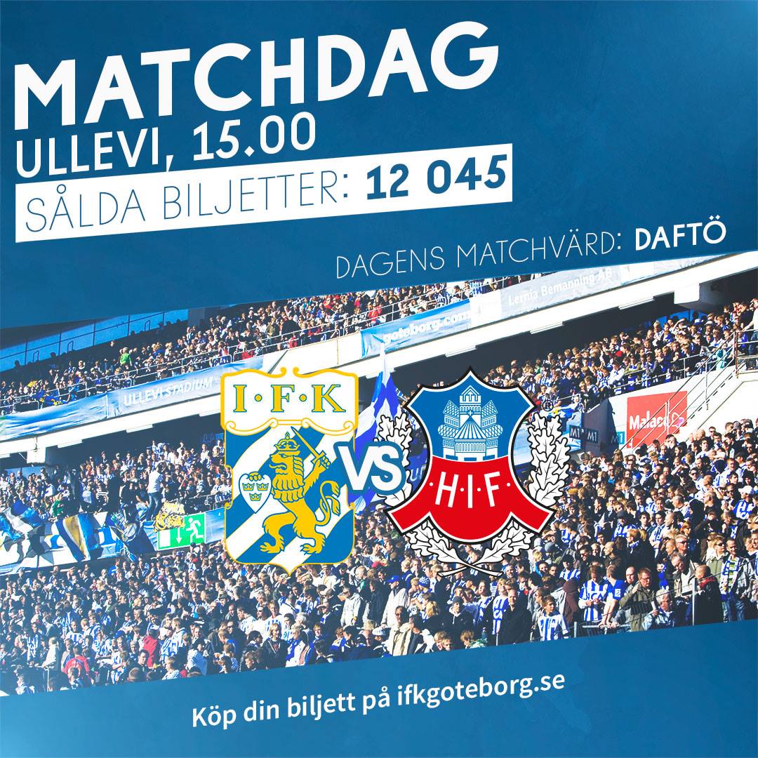 IFK Göteborg - Solsken och matchdag! Läs mer om matchen: https ...