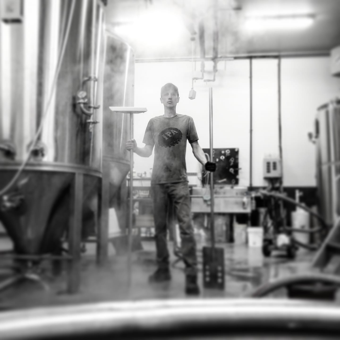 Feast your eyes on this terribly cut gem of me delivering beer to ...
