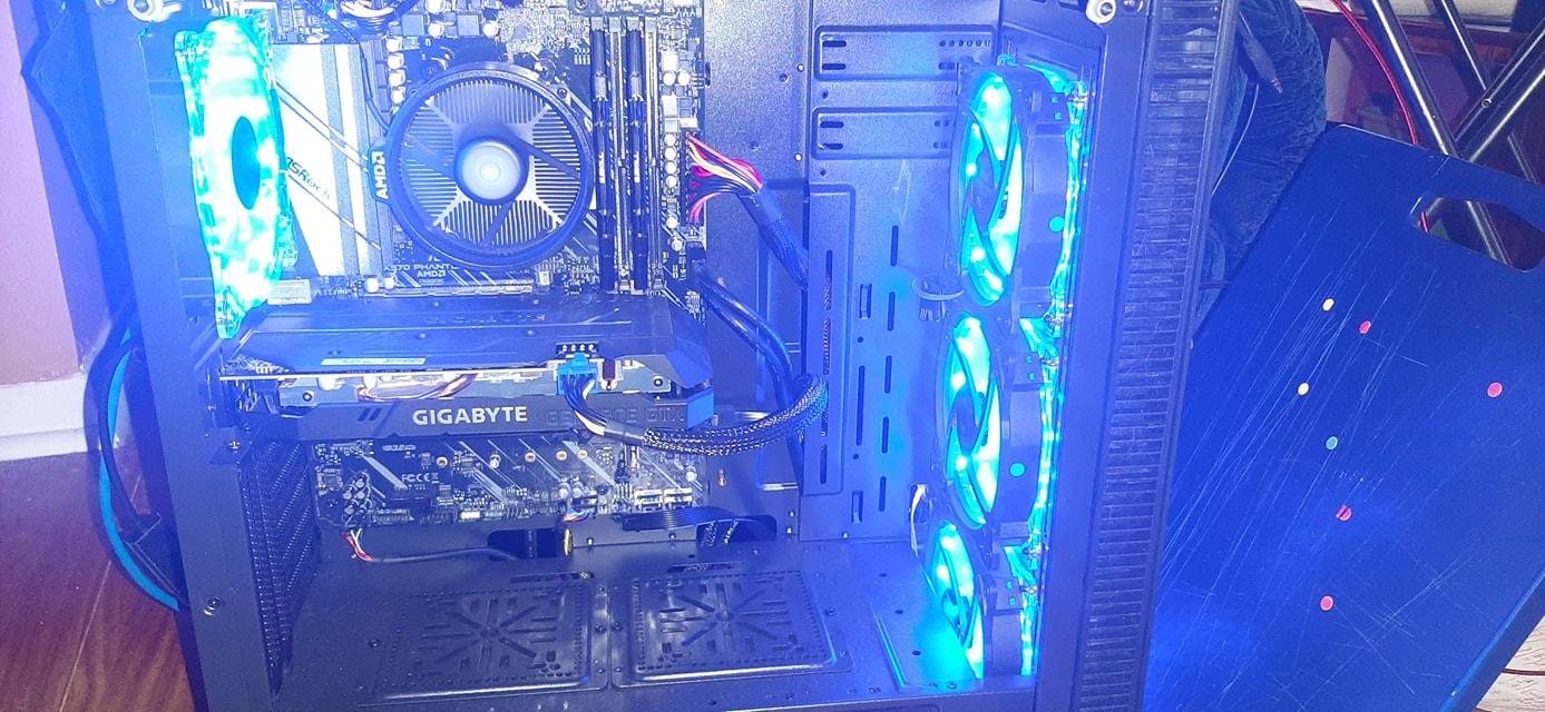 My Build GeForce gtx 1660,Ryzen 5 3600,M.2 Sata + 16gb of ram +