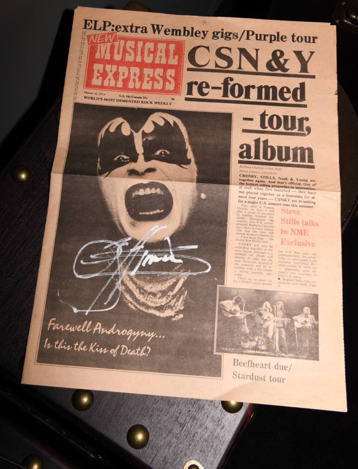 tbt: 1974 Check out this March 1974 New Musical Express that a fan