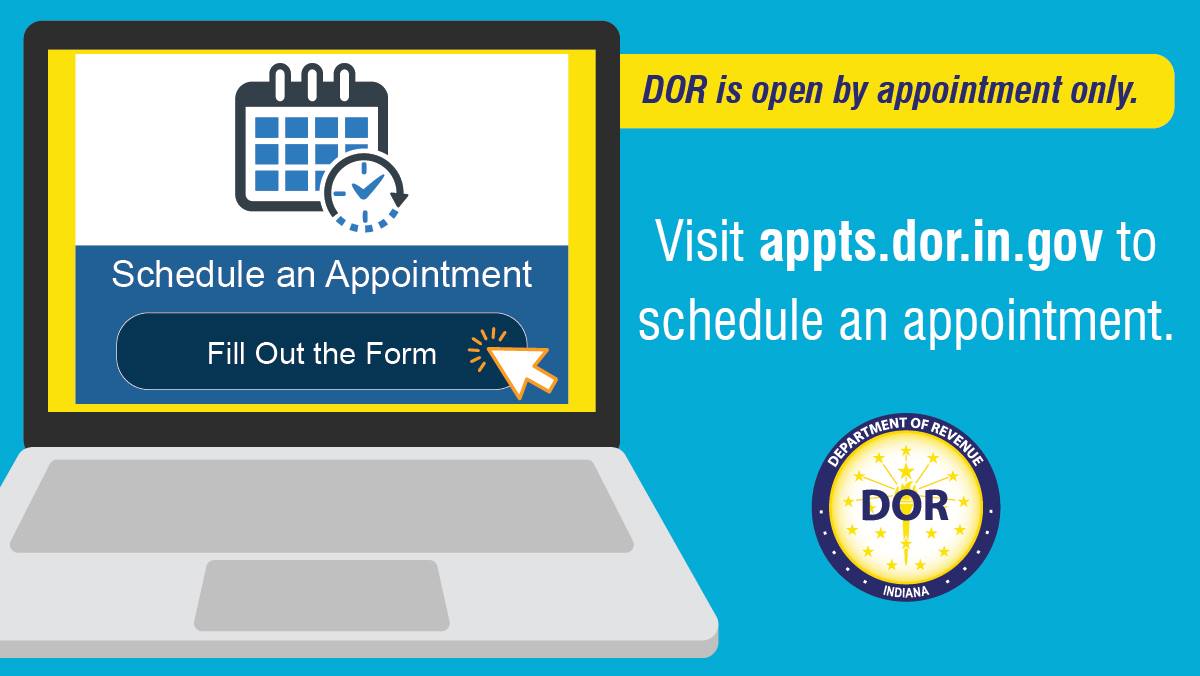 Indiana - Customers can now schedule in-person appointments with #INDOR ...