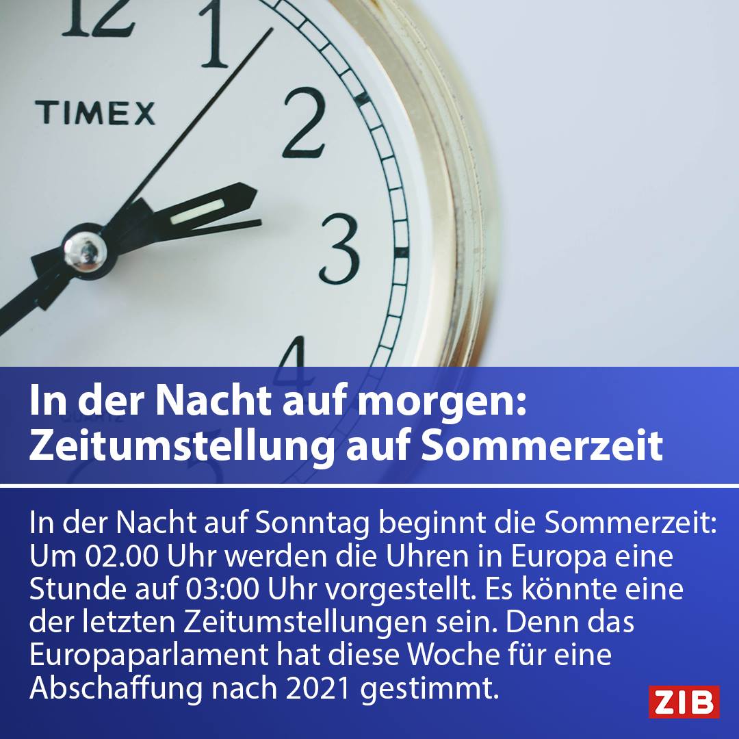 Zeit Im Bild In Der Nacht Auf Morgen Beginnt Die Facebook