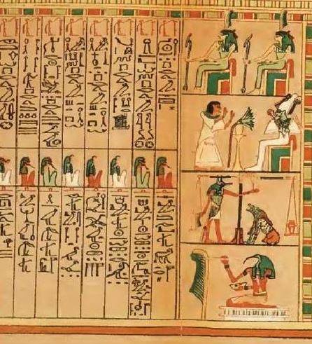 福克斯的古埃及文學校 嚴格說起來 死亡之書 應該叫做死者之書 翻譯成現在的話 就是 亡者手冊 或是 亡者攻略 Facebook