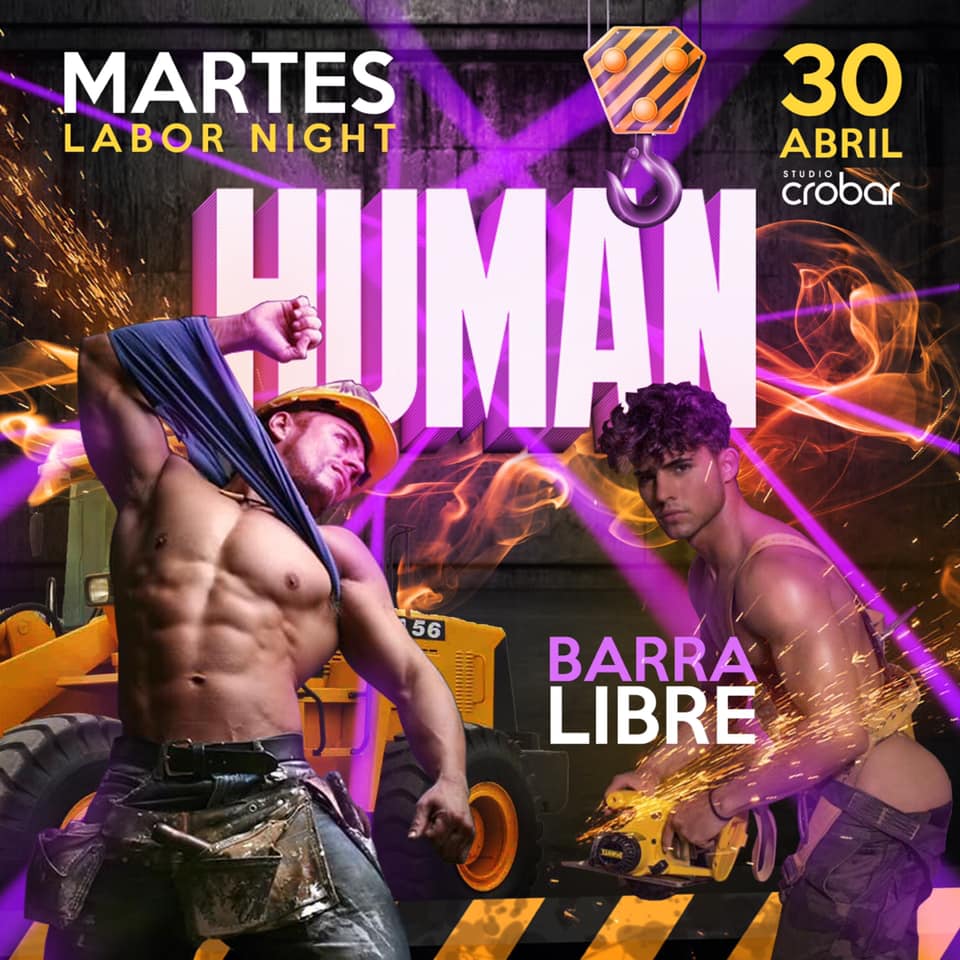 HUMAN CLUB - ‪🏳️‍🌈HUMAN BARRA LIBRE - MARTES 30 de ABRIL 2019 - LABOR ...